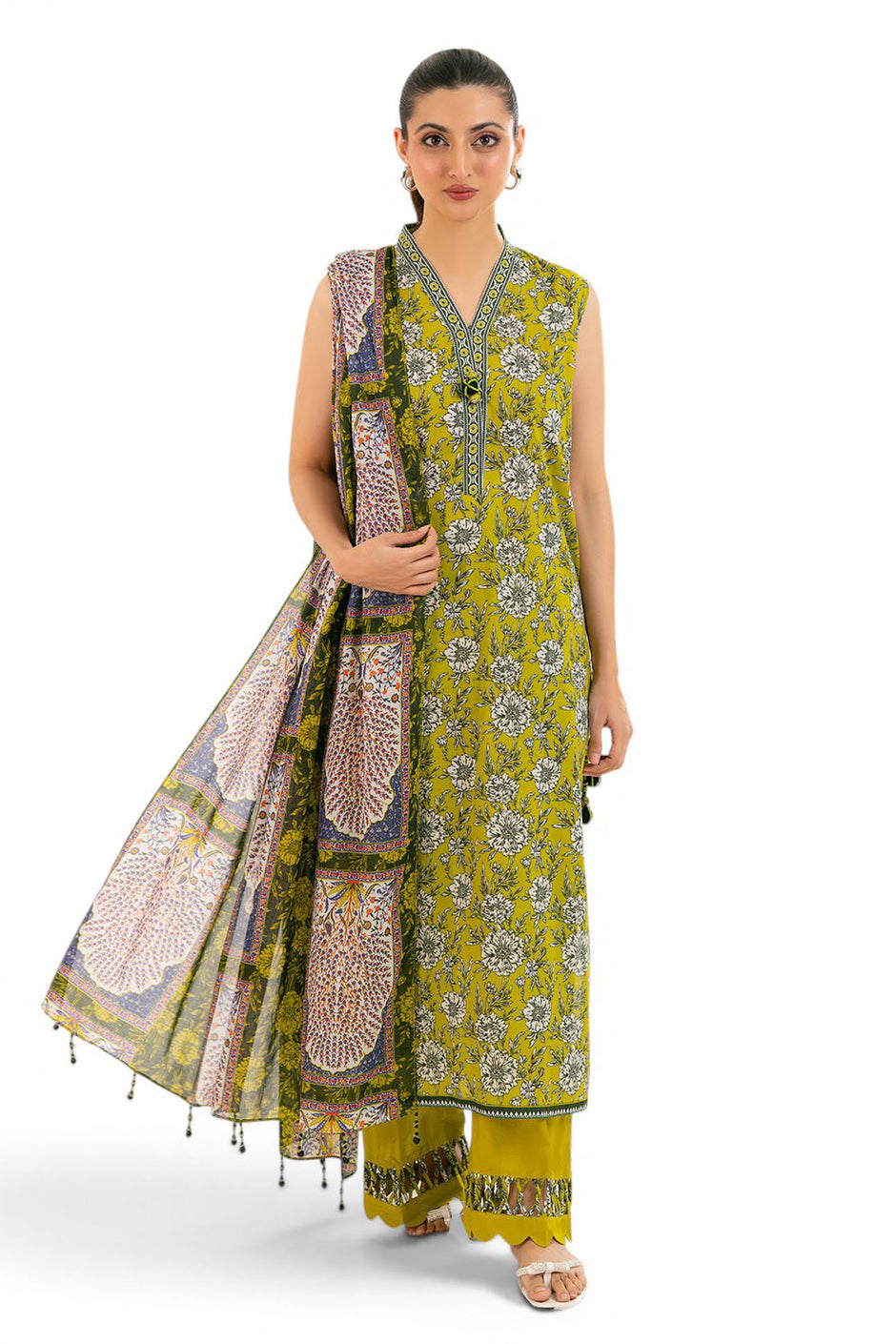 3 Piece Printed Lawn Suit