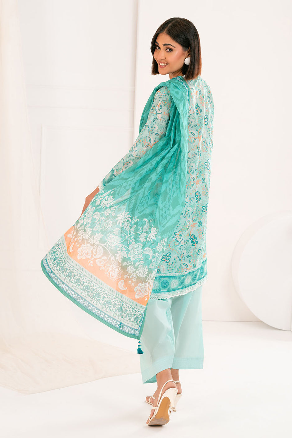 3 Piece Printed Lawn Suit