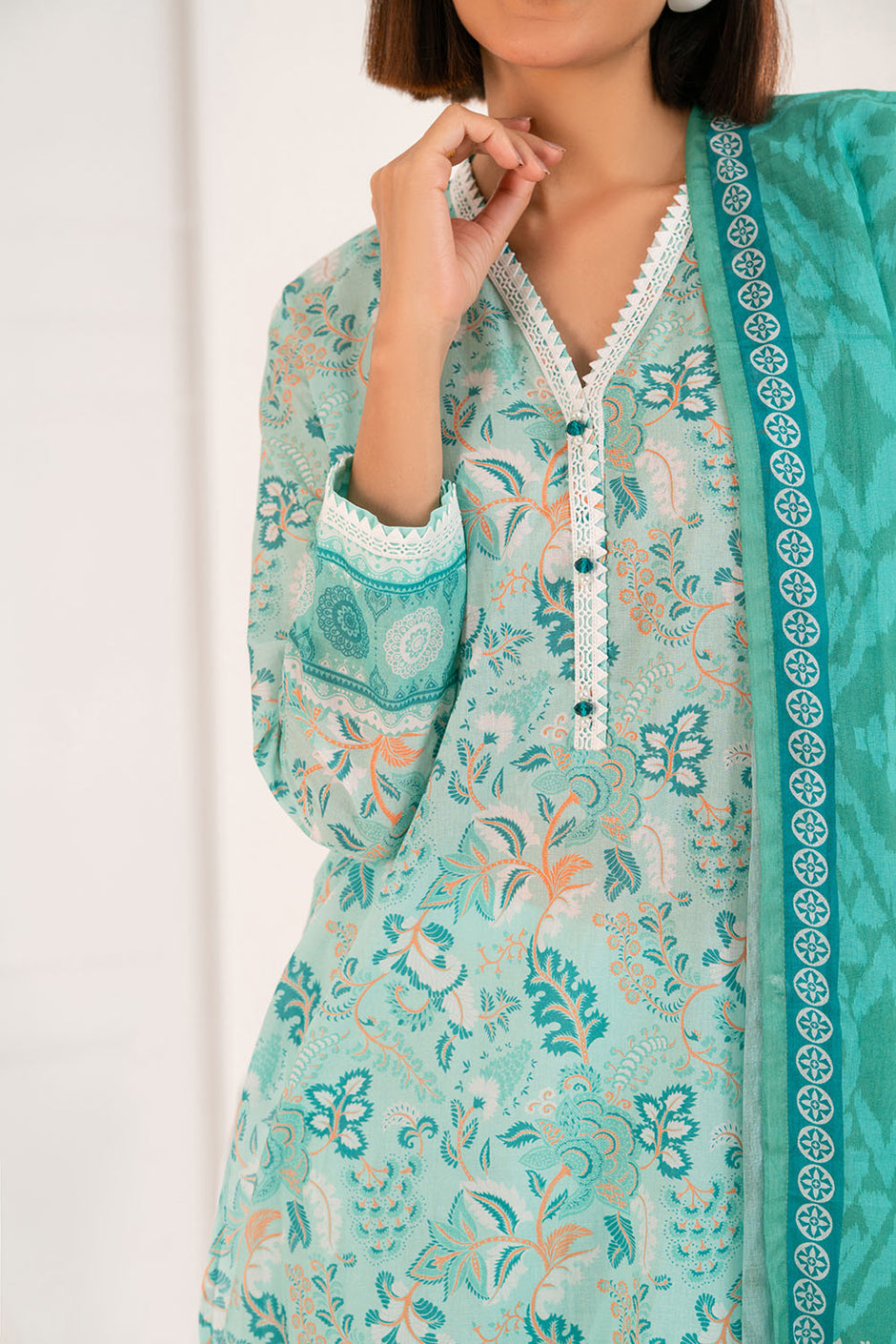 3 Piece Printed Lawn Suit