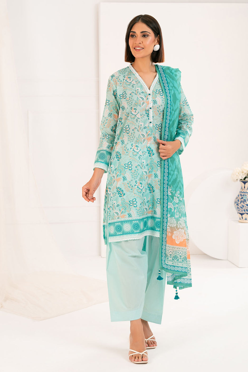 3 Piece Printed Lawn Suit