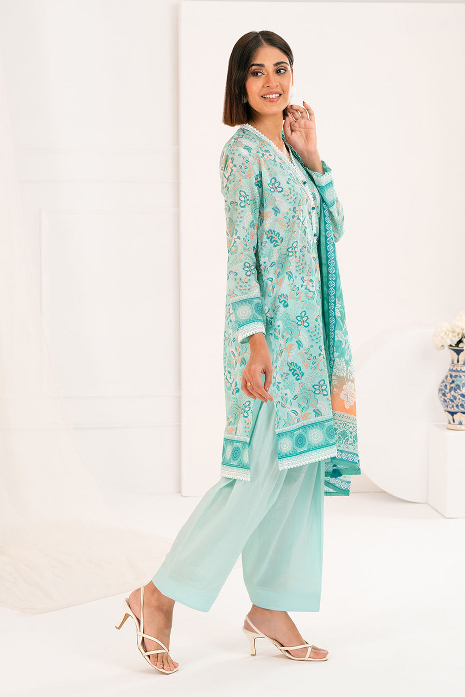 3 Piece Printed Lawn Suit