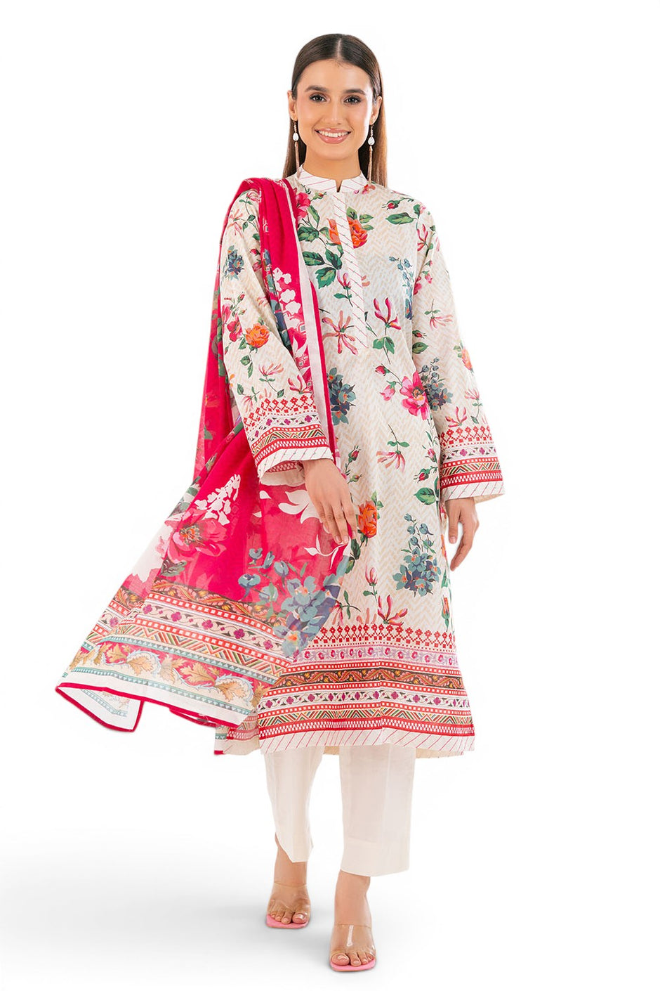 3 Piece Printed Lawn Suit