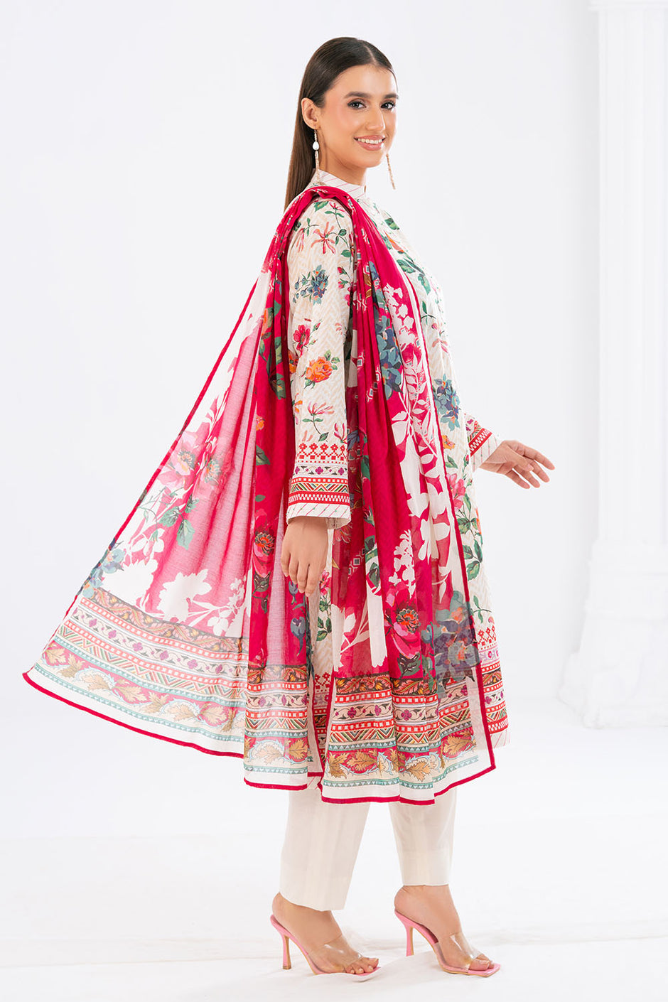 3 Piece Printed Lawn Suit