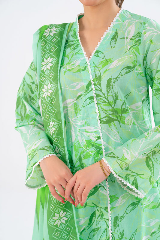 3 Piece Printed Lawn Suit with Dupatta CLP-52243