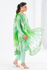 3 Piece Printed Lawn Suit with Dupatta CLP-52243