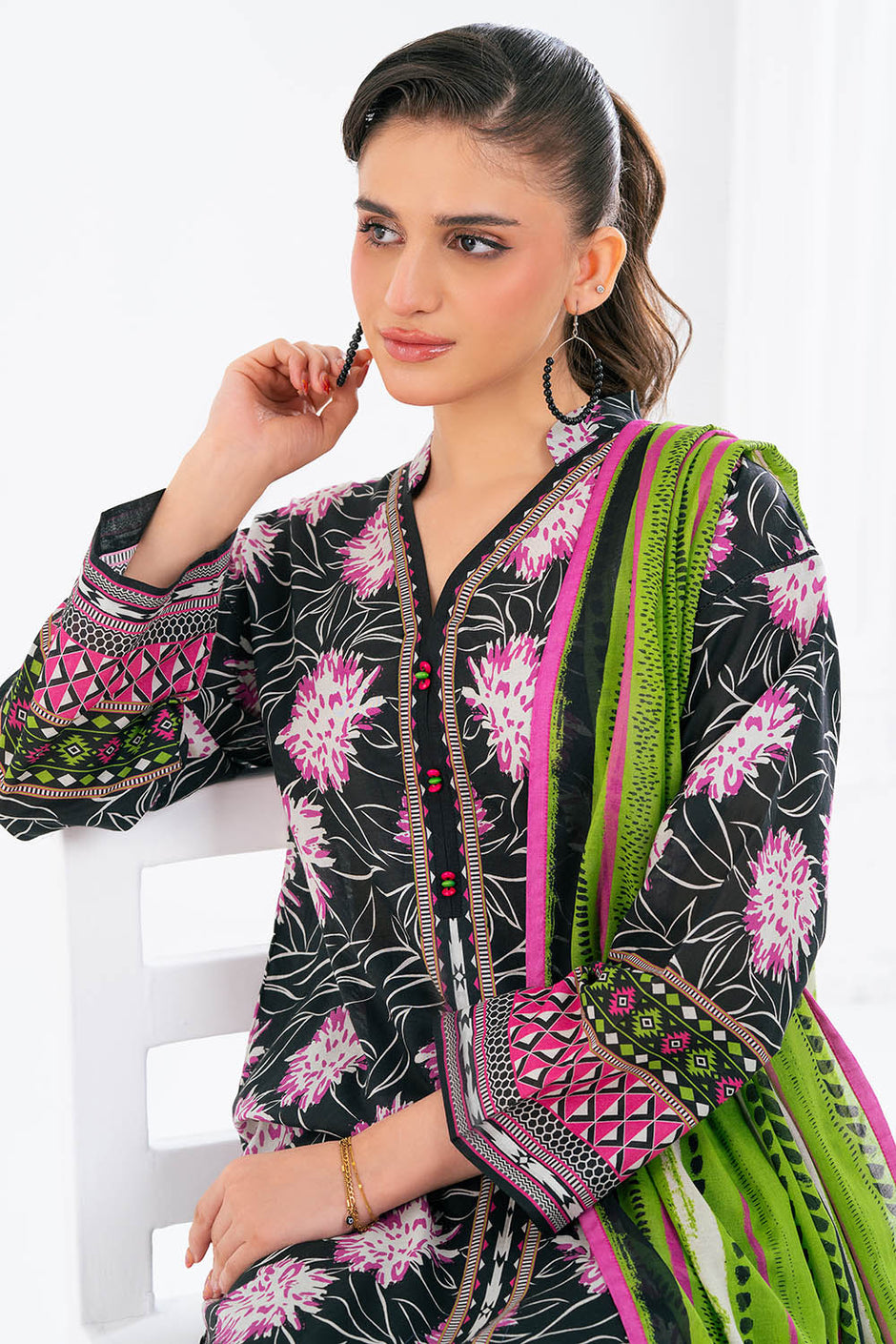 3 Piece Printed Lawn Suit