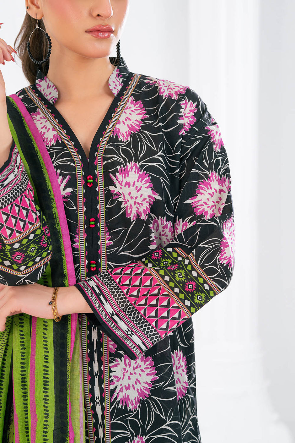 3 Piece Printed Lawn Suit
