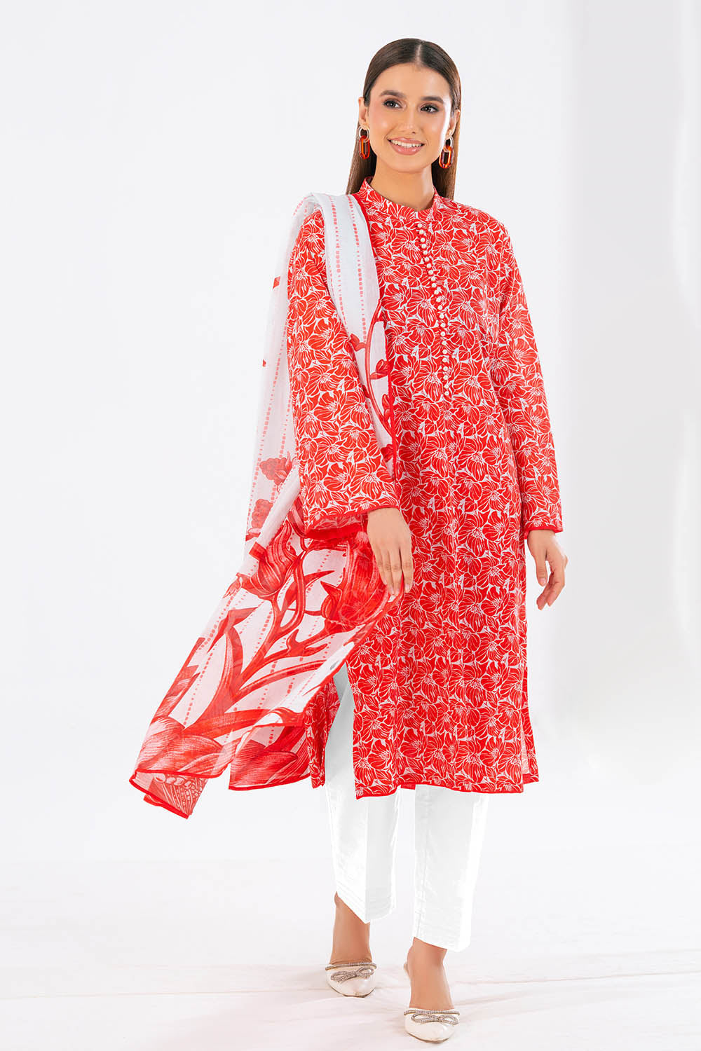 3 Piece Printed Lawn Suit CLP-52249