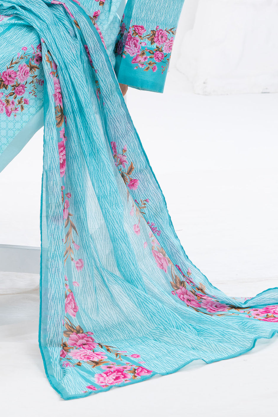 3 Piece Printed Lawn Suit with Dupatta