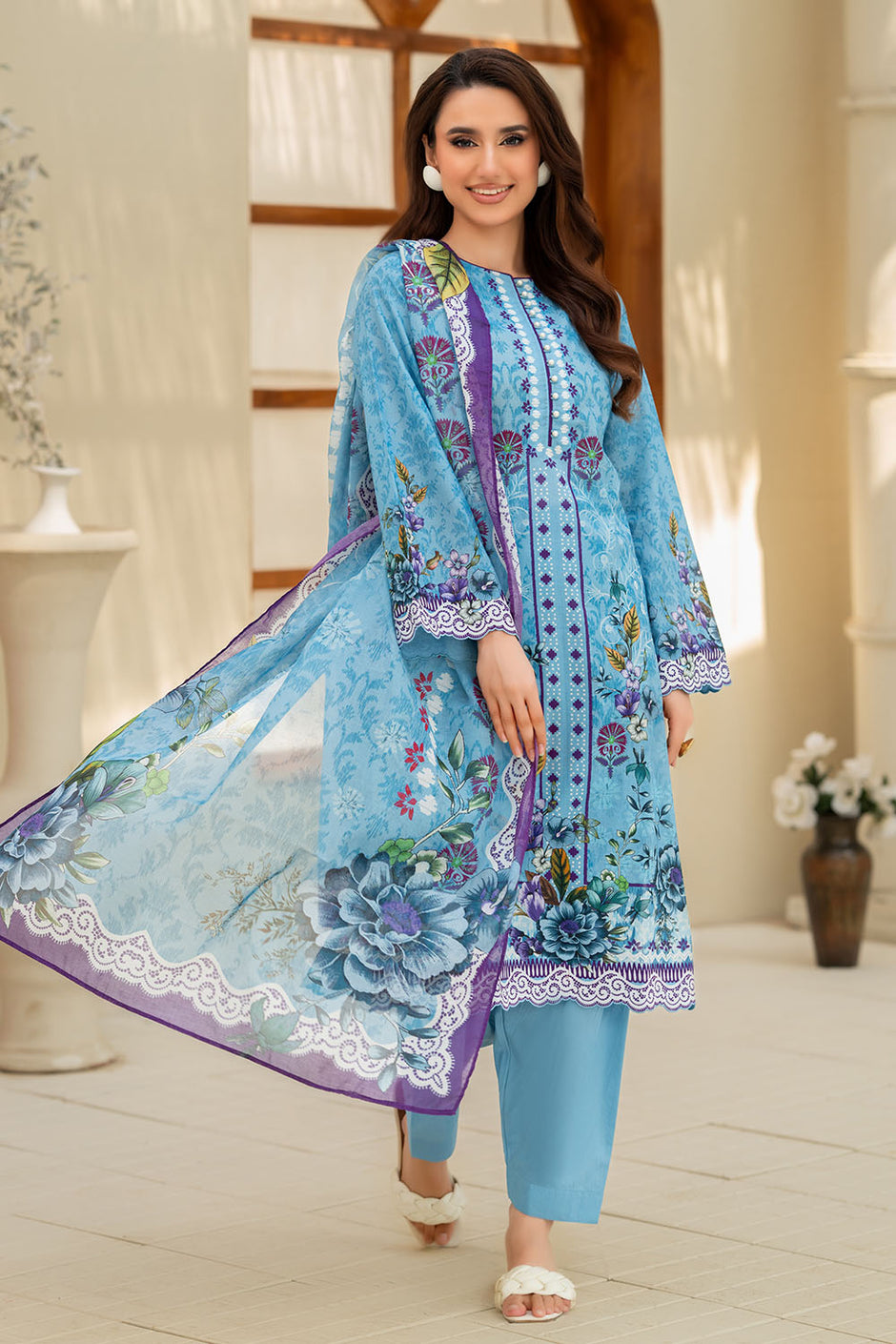 3 Piece Printed Lawn Suit