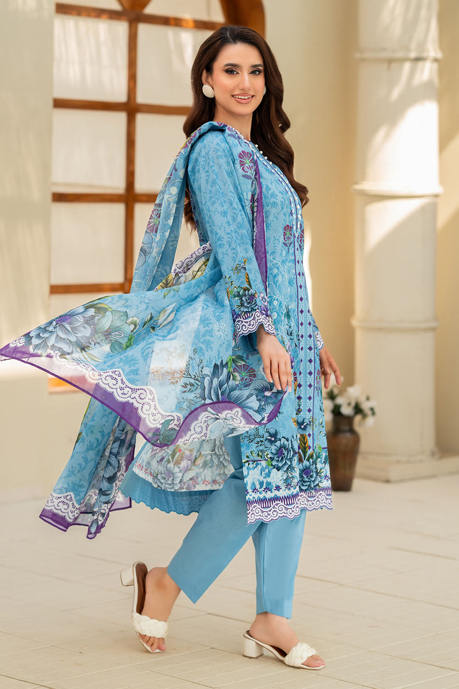 3 Piece Printed Lawn Suit