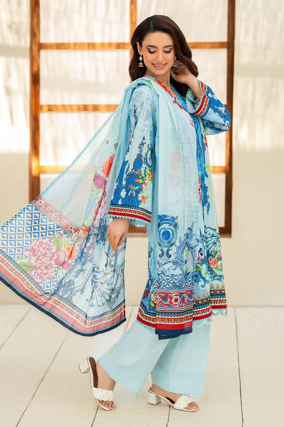 3 Piece Printed Lawn Suit