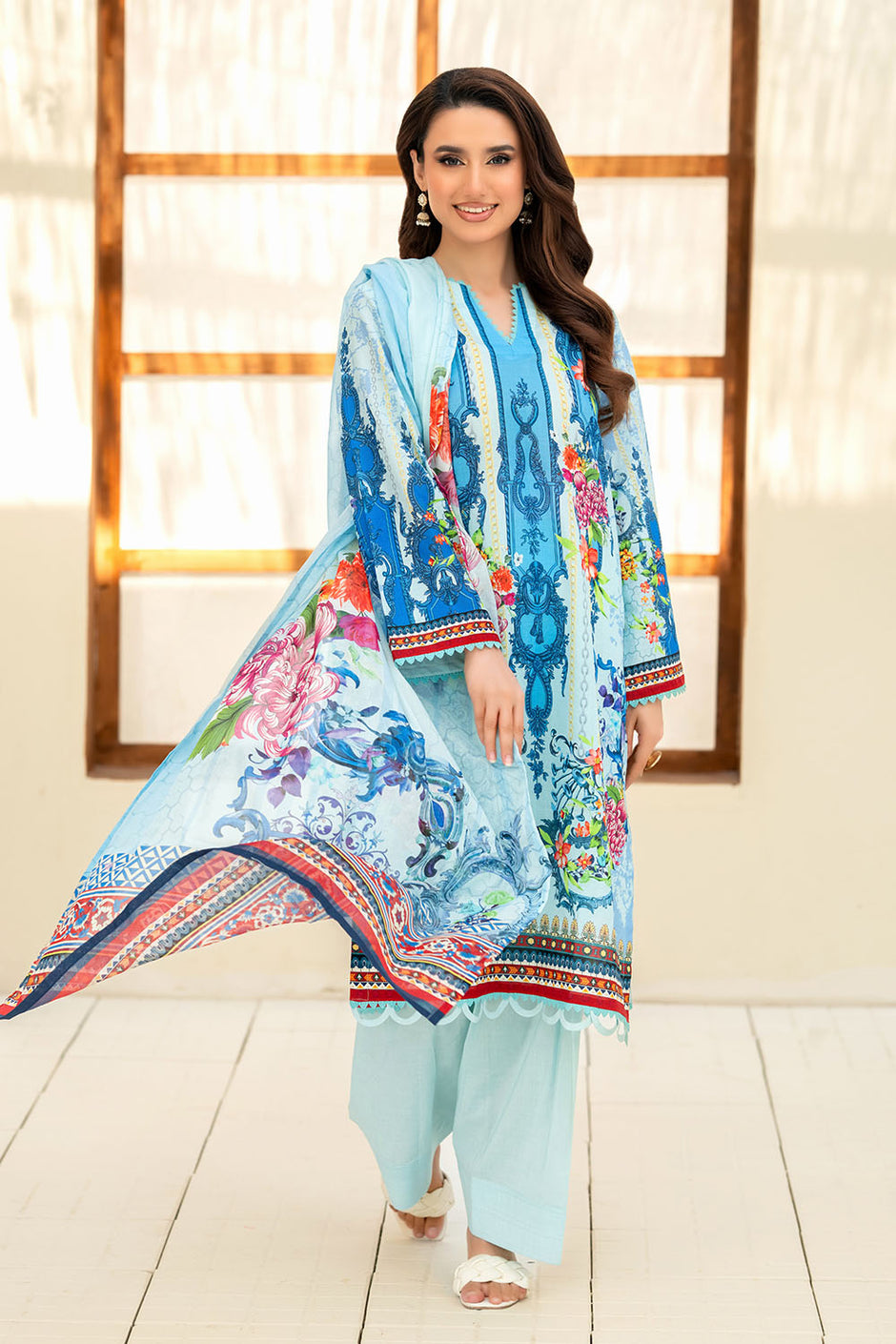 3 Piece Printed Lawn Suit