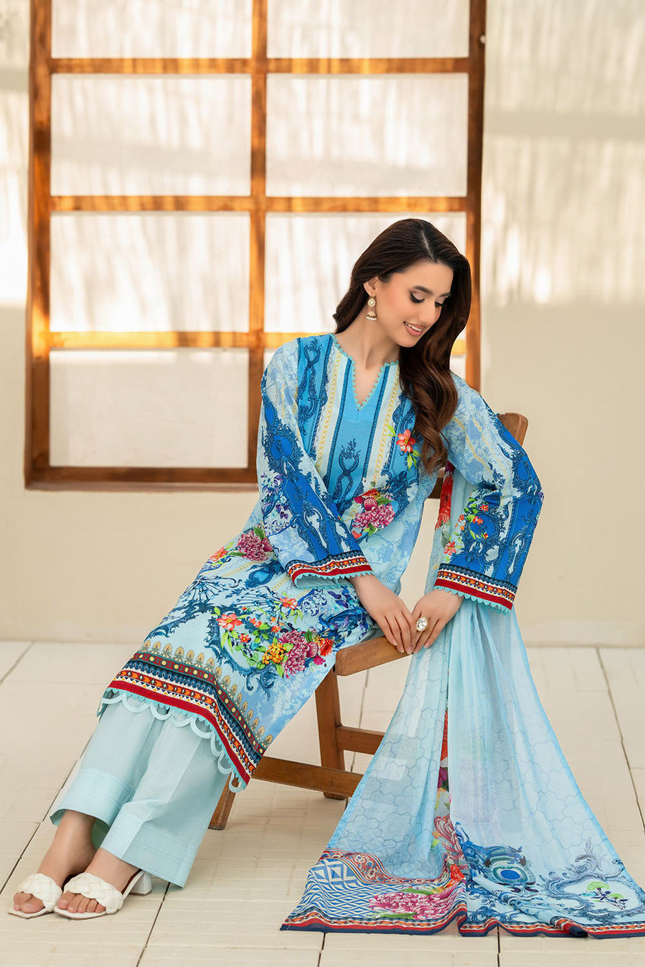 3 Piece Printed Lawn Suit