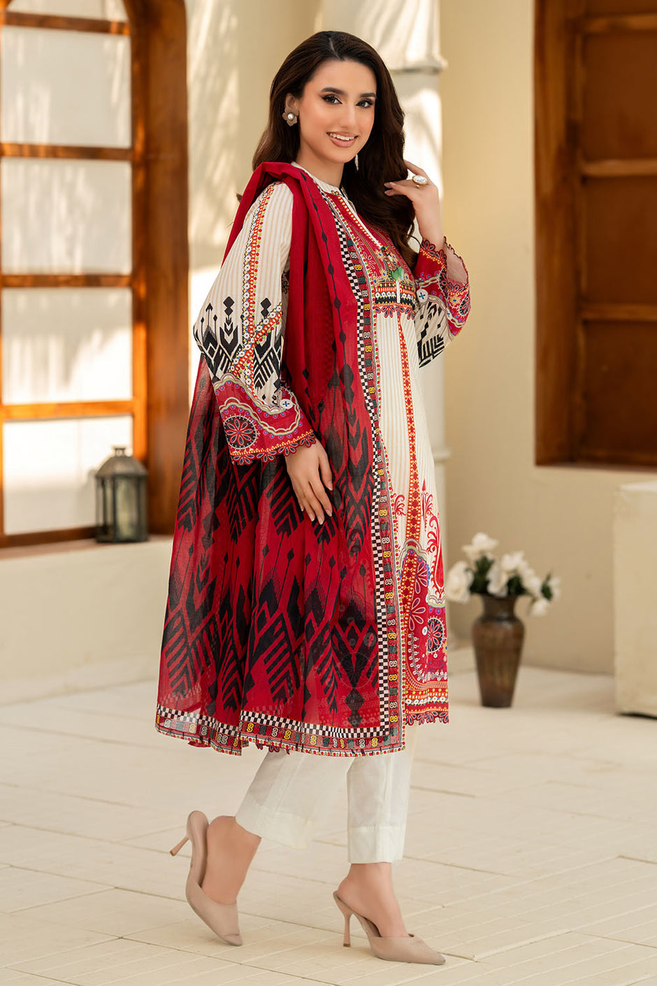 3 Piece Printed Lawn Suit