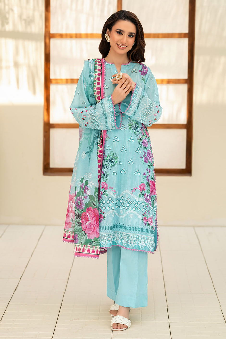 3 Piece Printed Lawn Suit