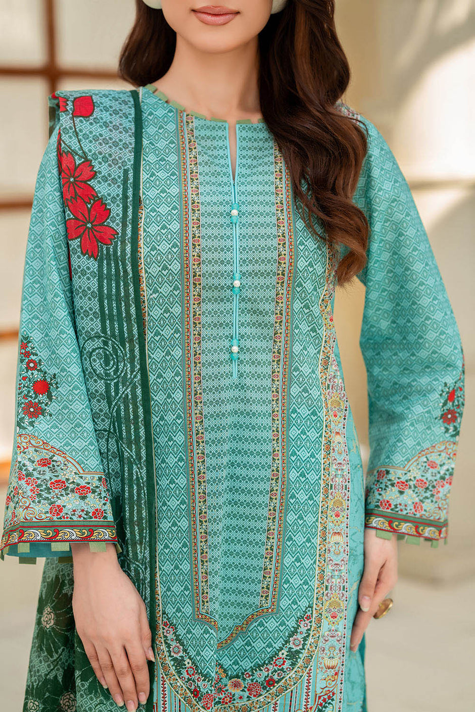3 Piece Printed Lawn Suit
