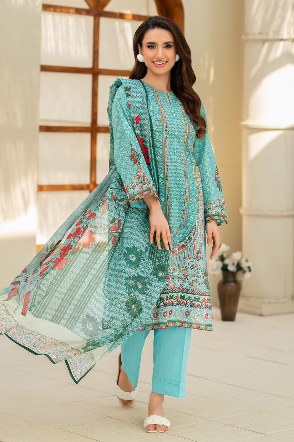 3 Piece Printed Lawn Suit