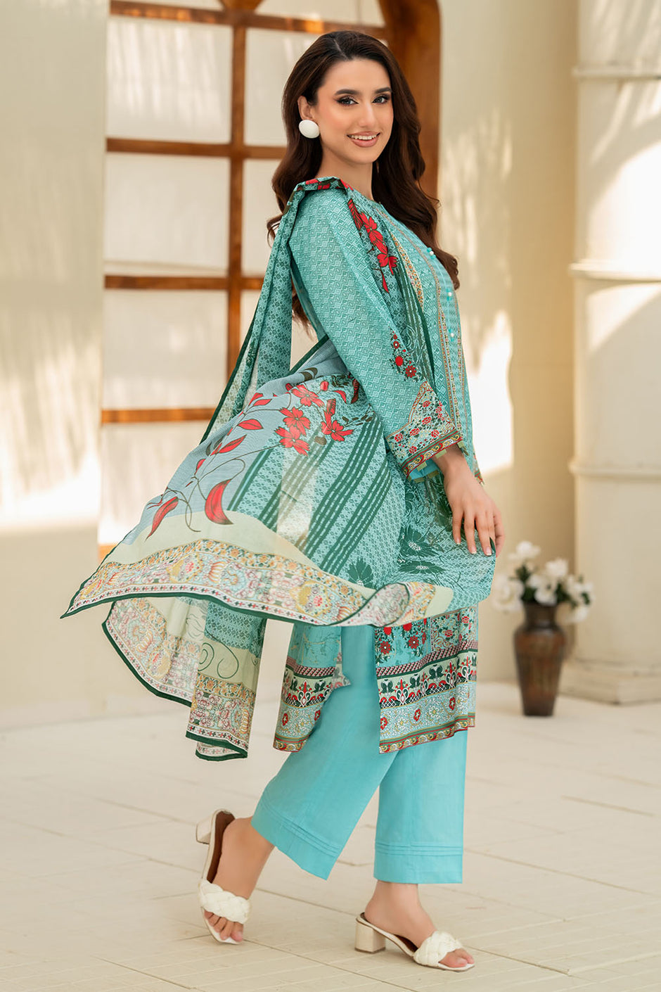 3 Piece Printed Lawn Suit