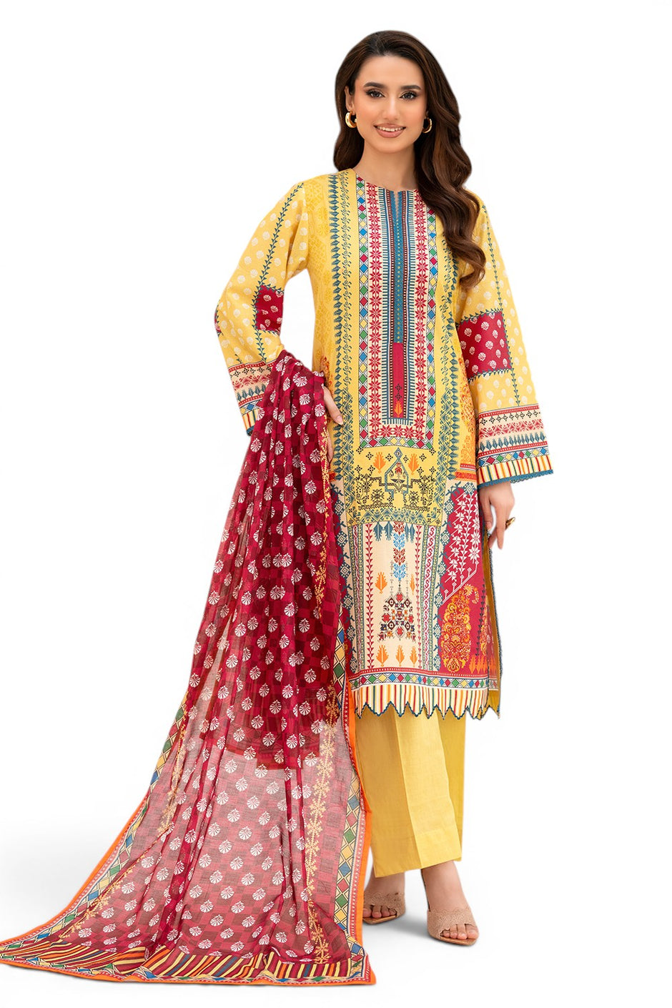 3 Piece Printed Lawn Suit