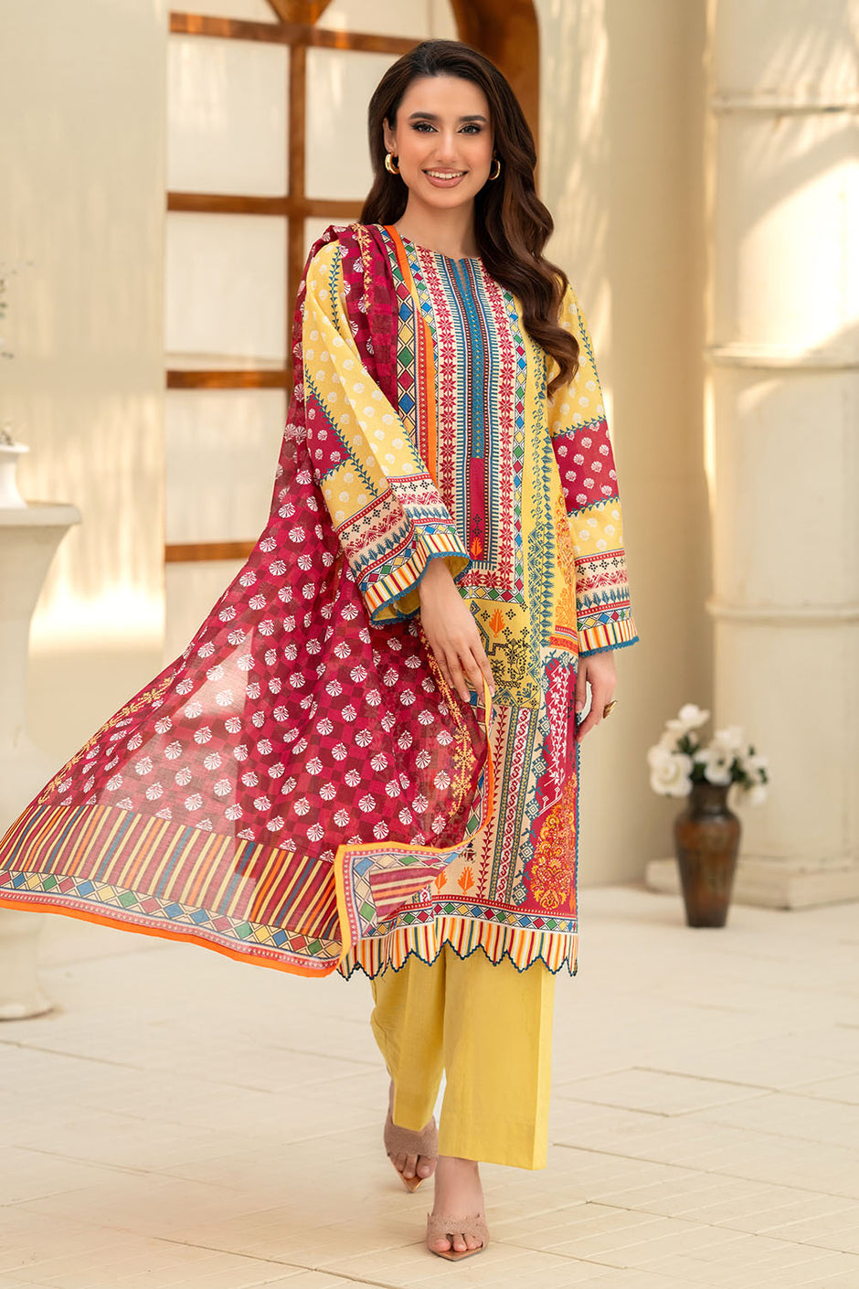 3 Piece Printed Lawn Suit