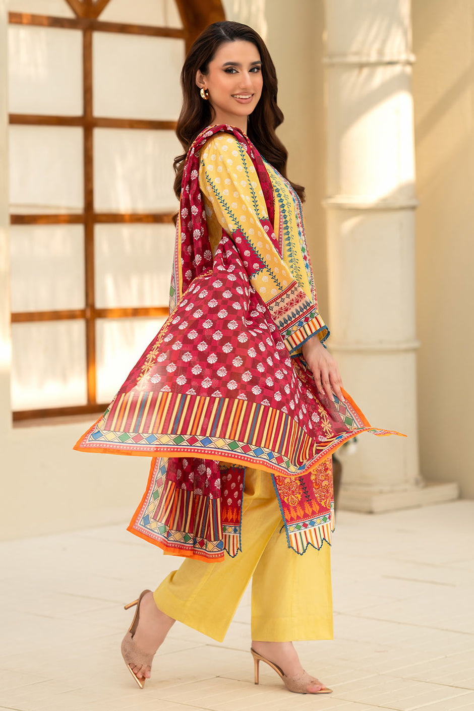 3 Piece Printed Lawn Suit
