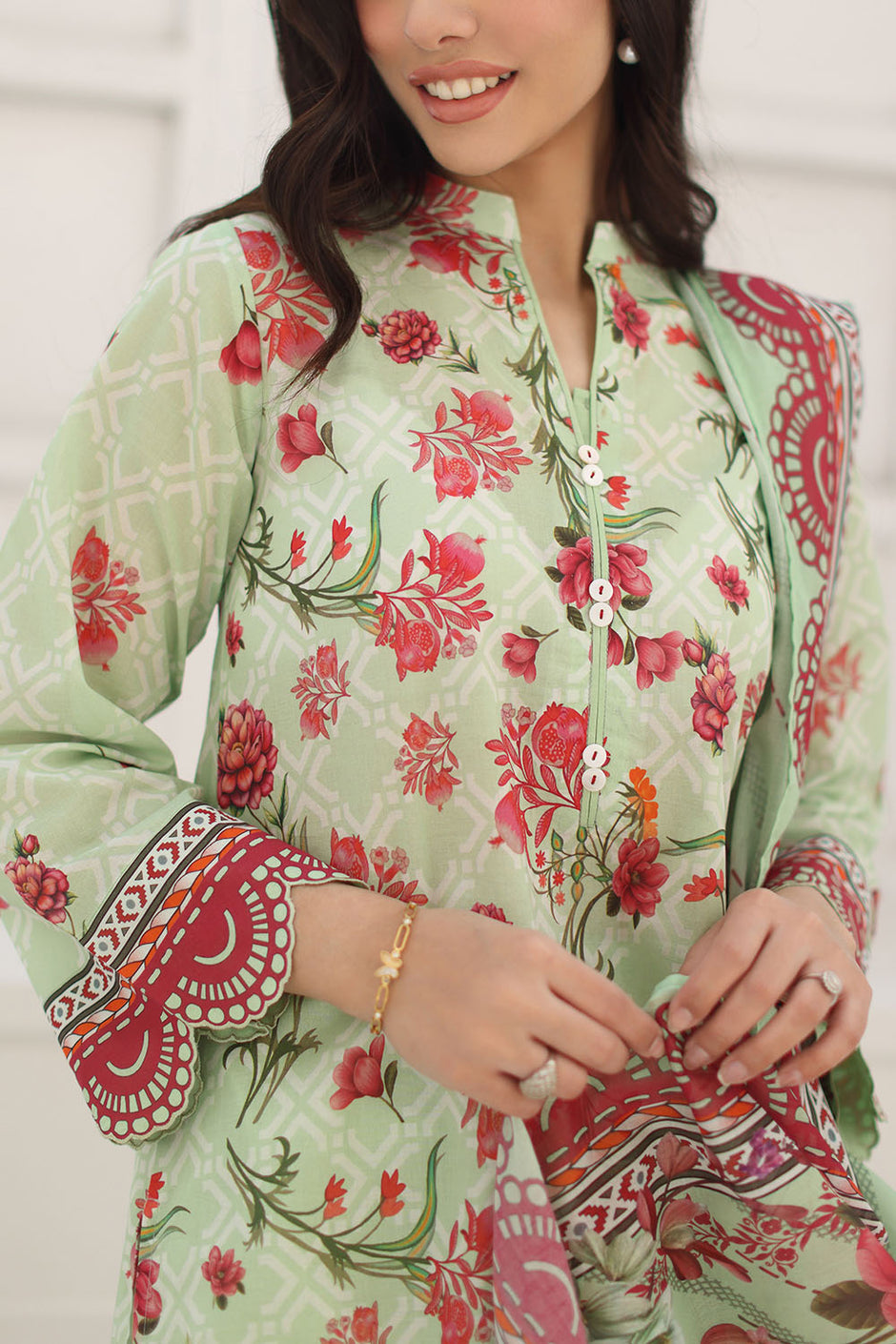 3 Piece Printed Lawn Suit