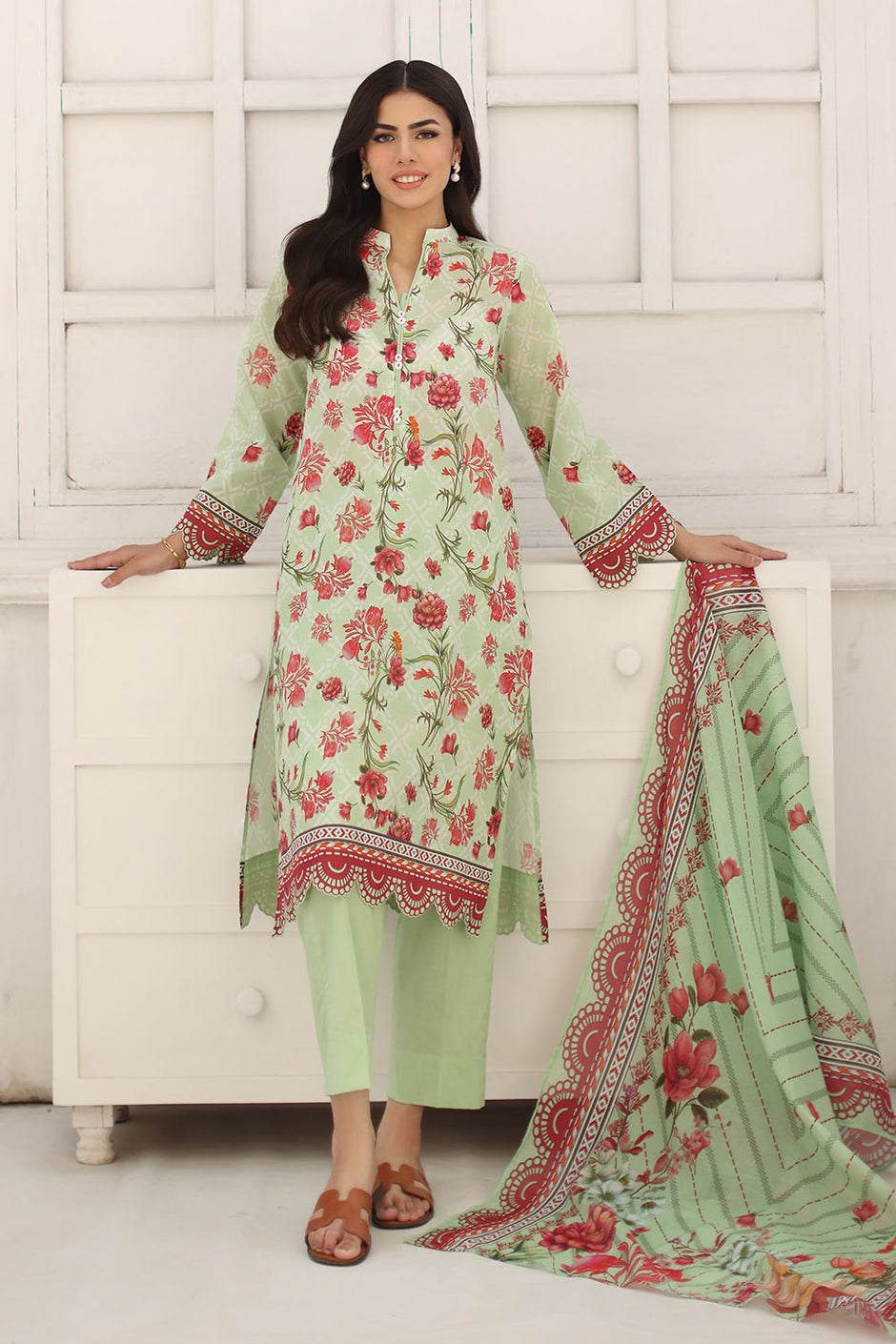 3 Piece Printed Lawn Suit