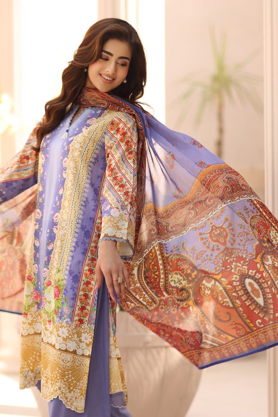 3 Piece Printed Lawn Suit