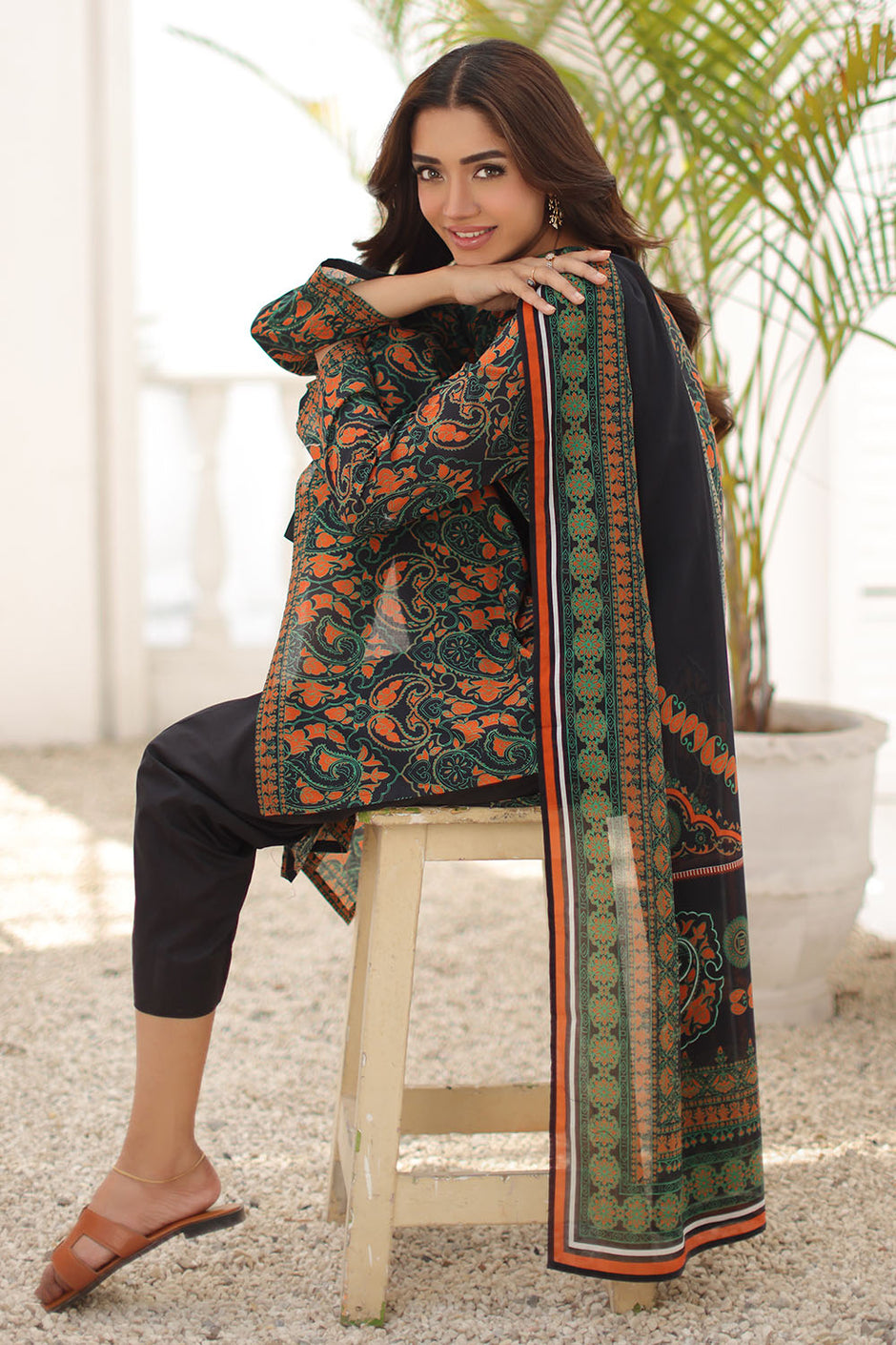 3 Piece Printed Lawn Suit