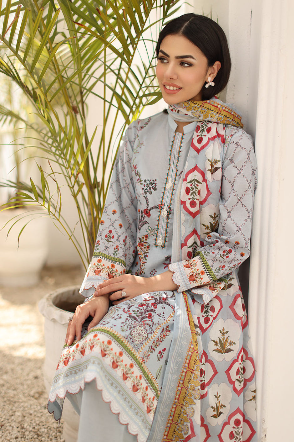 3 Piece Printed Lawn Suit