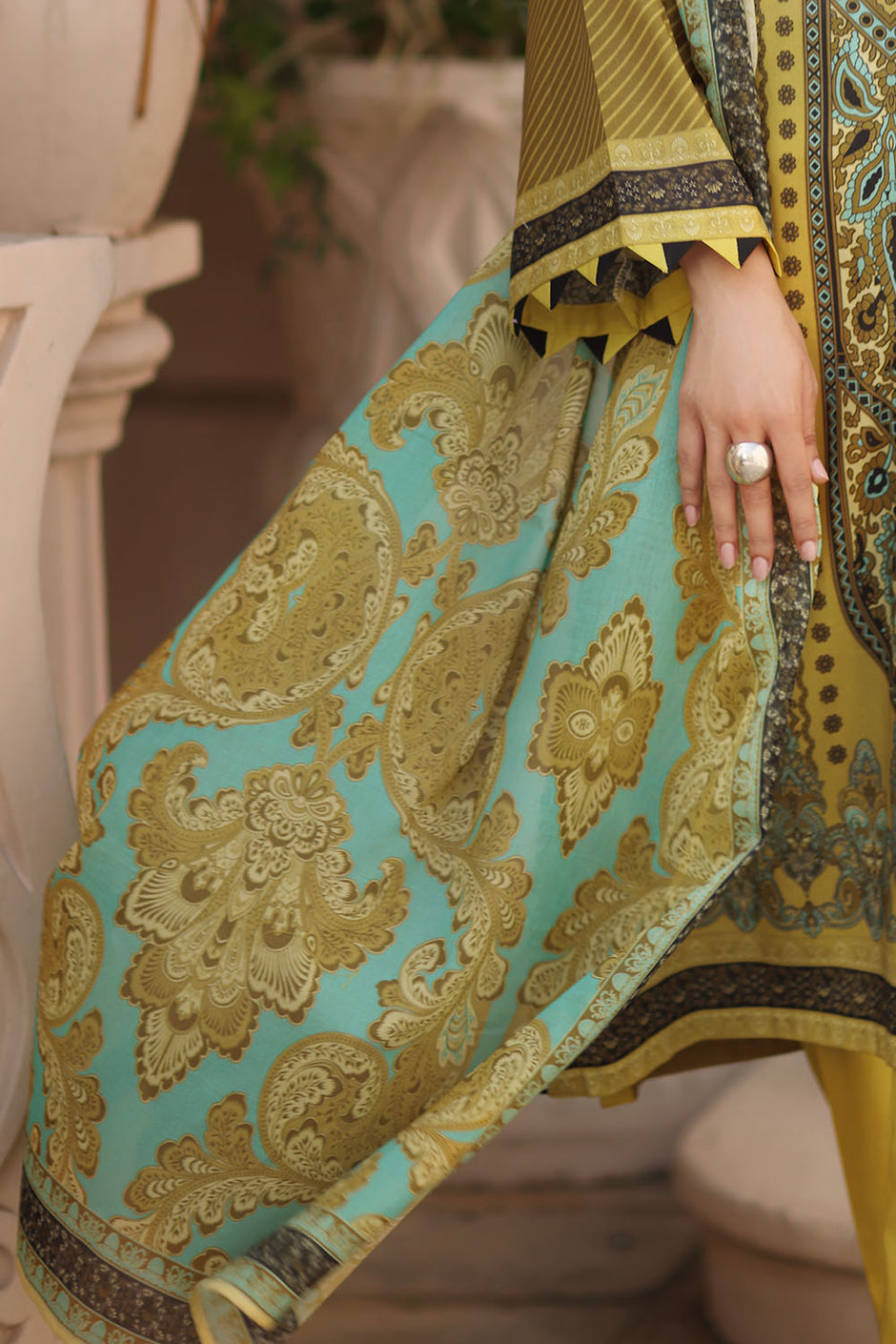 3 Piece Printed Lawn Suit with Printed Lawn Dupatta