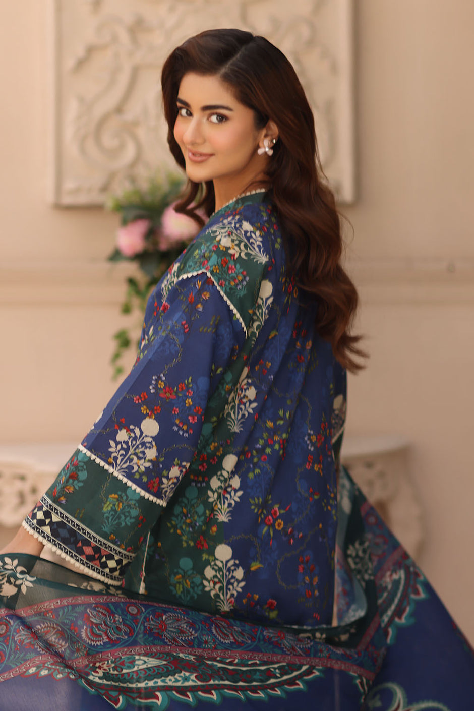 3 Piece Printed Lawn Suit with Printed Lawn Dupatta