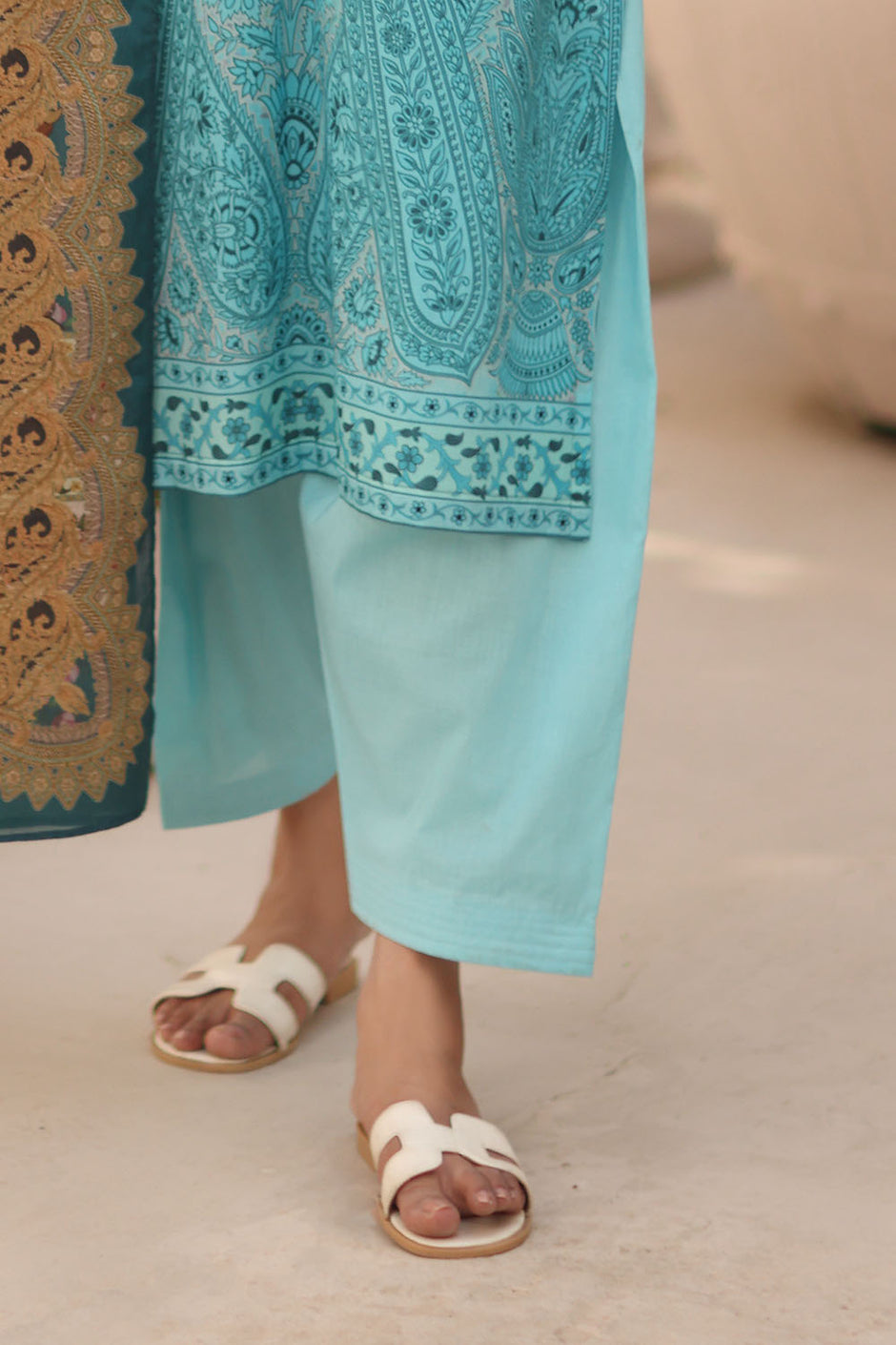 3 Piece Printed Lawn Suit with Printed Lawn Dupatta