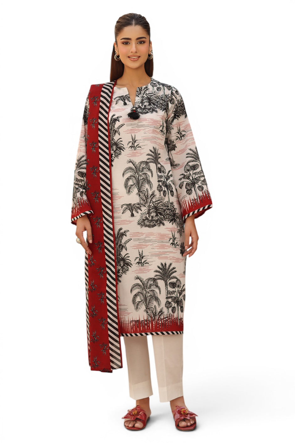 3 Piece Printed Lawn Suit