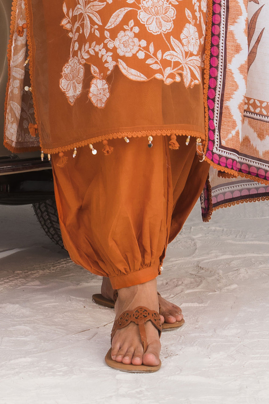 3 Piece Printed Lawn Suit with Printed Lawn Dupatta