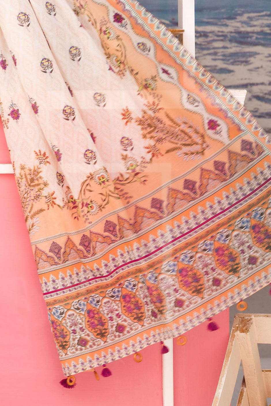 3 Piece Printed Lawn Suit with Printed Lawn Dupatta