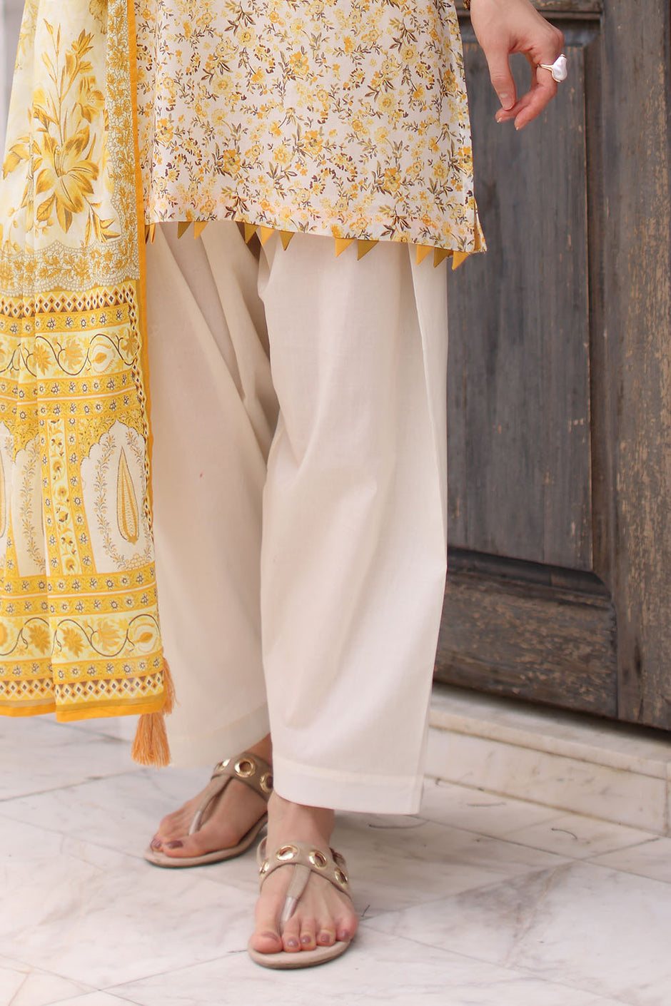 3 Piece Printed Lawn Suit with Printed Lawn Dupatta
