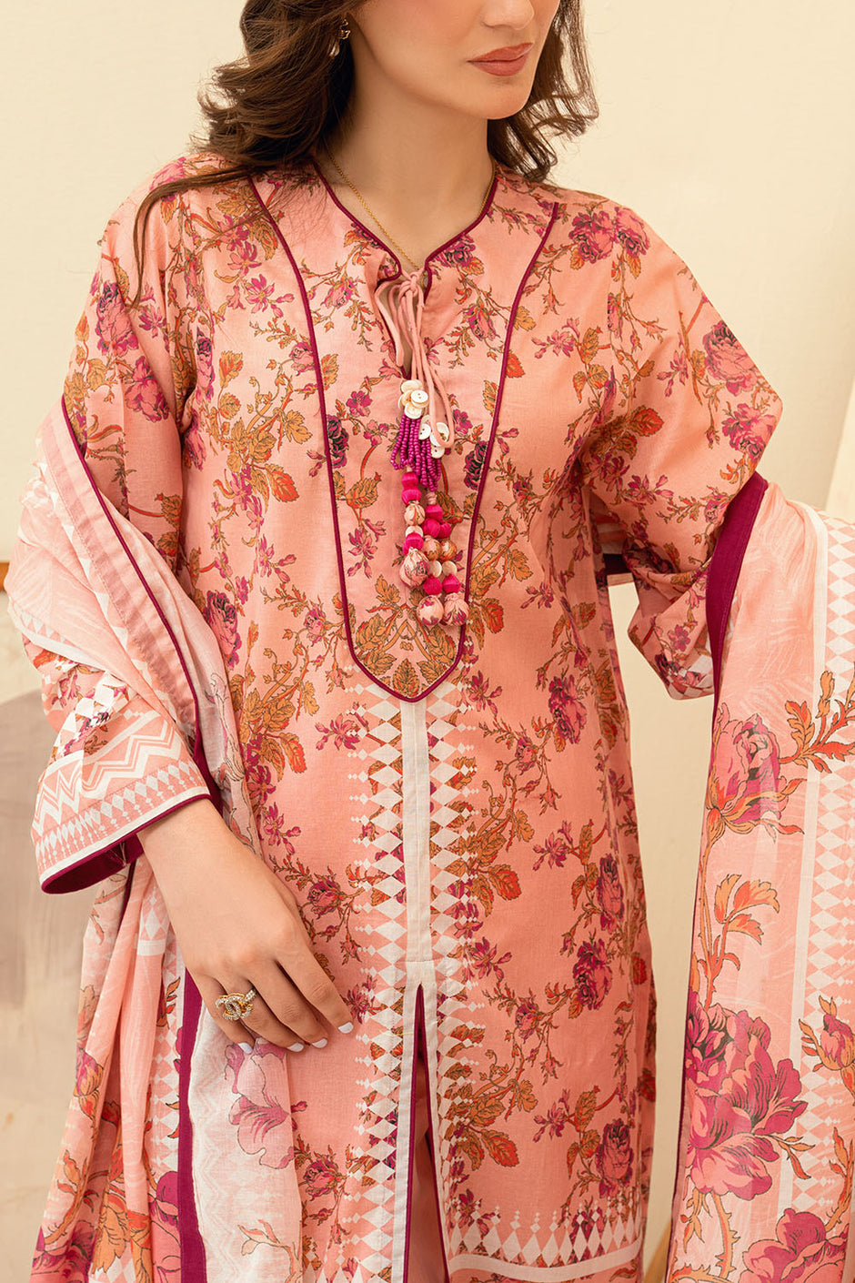3 Piece Printed Lawn Suit