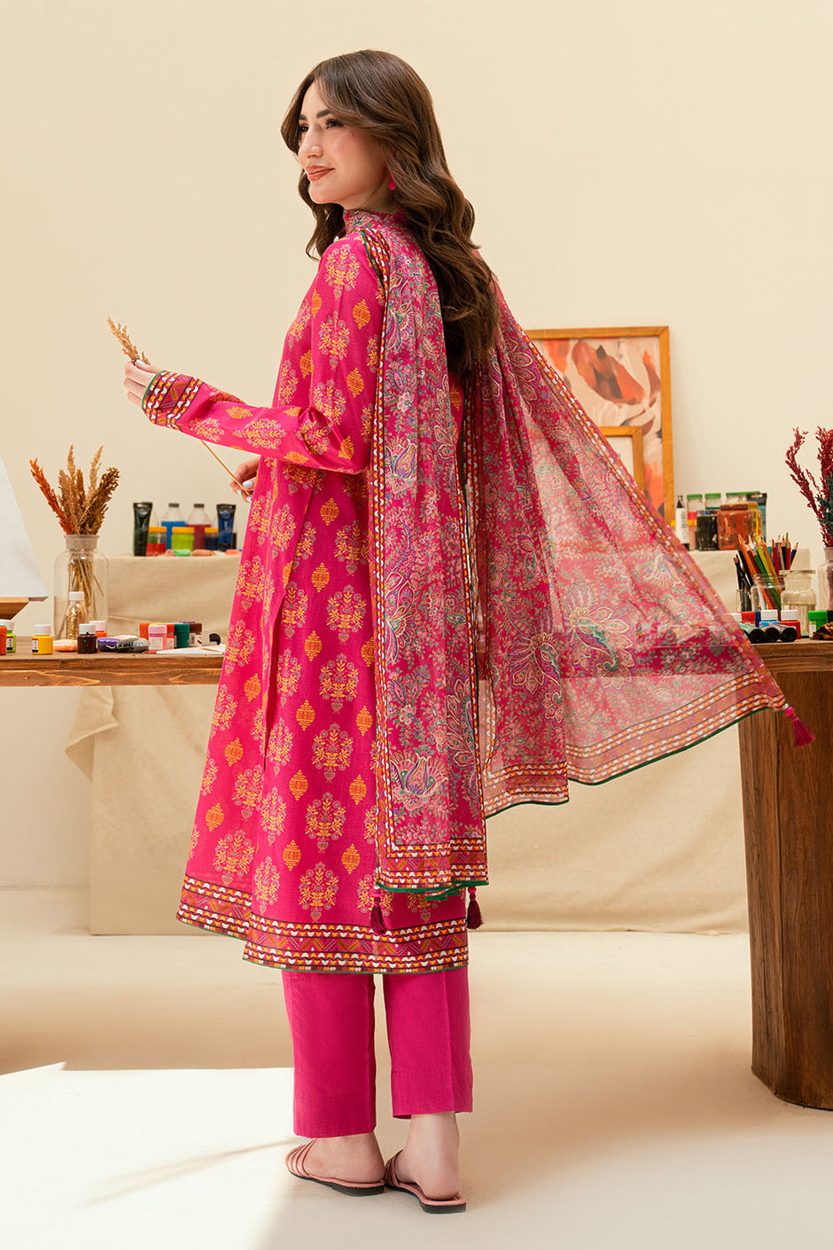 3 Piece Printed Lawn Suit