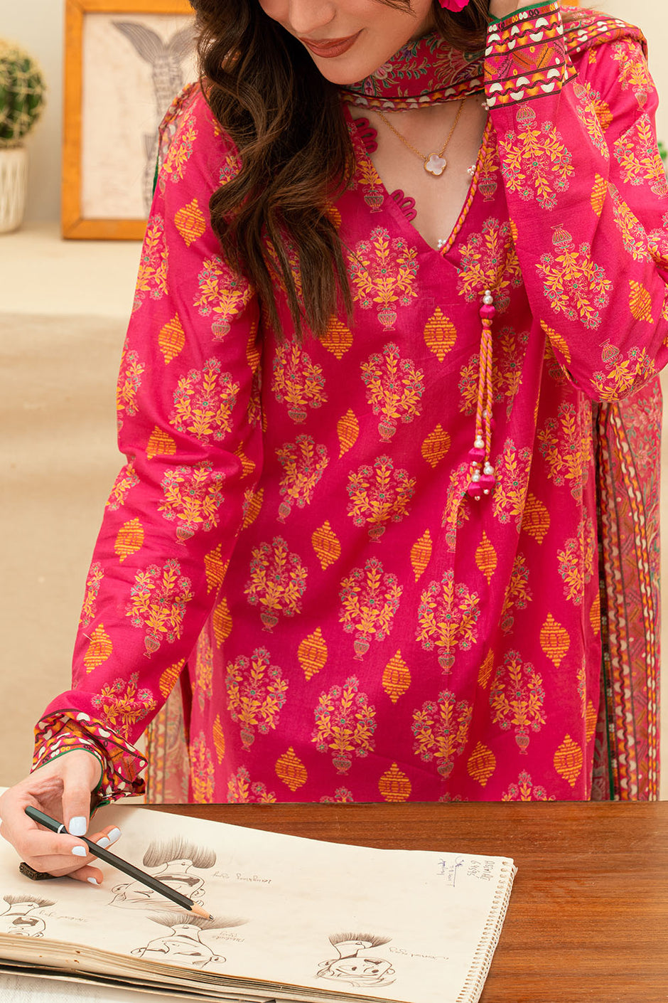 3 Piece Printed Lawn Suit