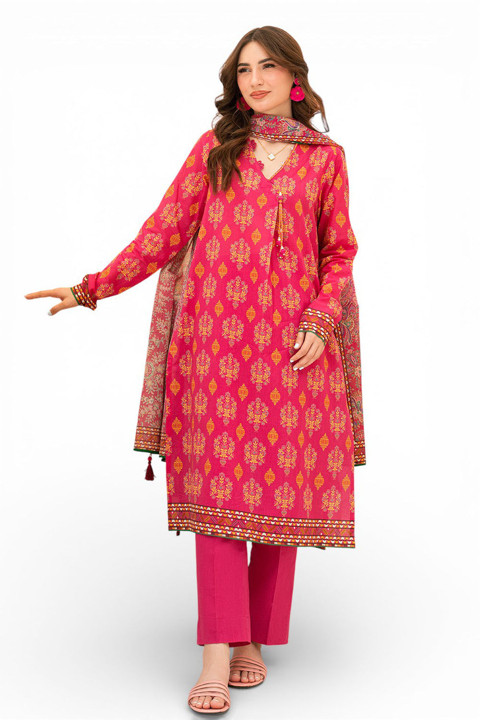 3 Piece Printed Lawn Suit