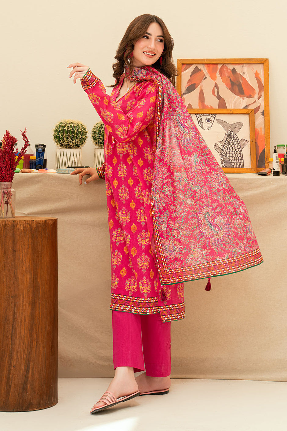 3 Piece Printed Lawn Suit