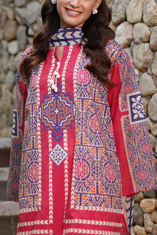 3 Piece Printed Lawn Suit with Dupatta SD-52268