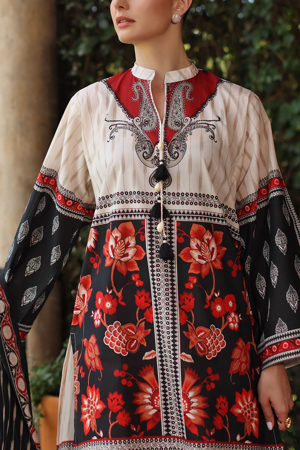 3 Piece Printed Lawn Suit with Dupatta