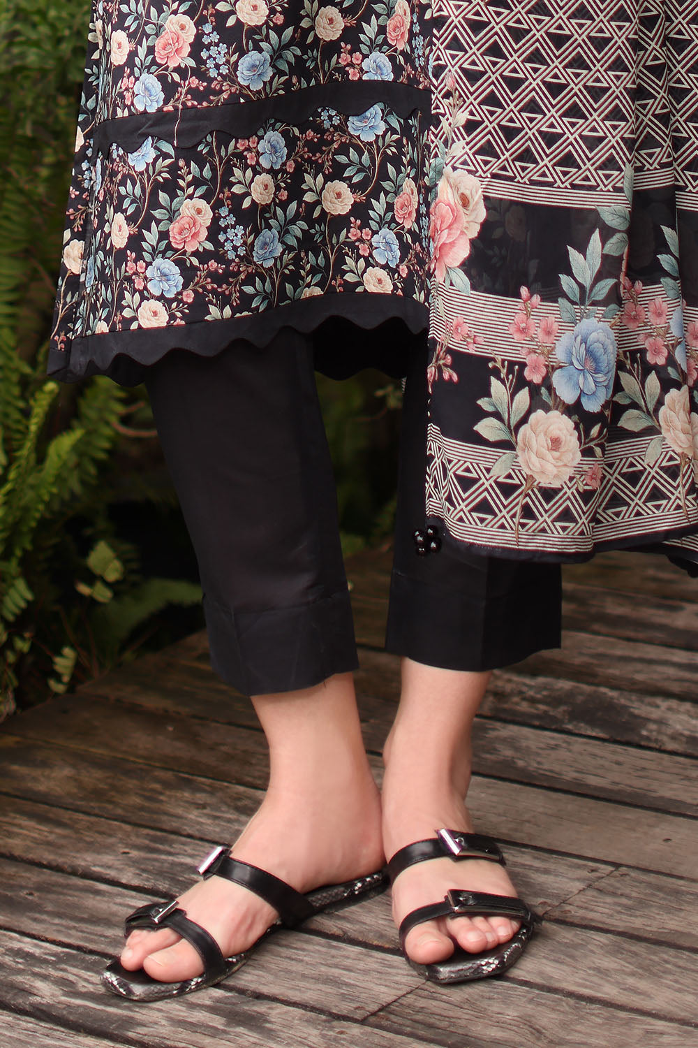 3 Piece Printed Lawn Suit with Printed Lawn Dupatta
