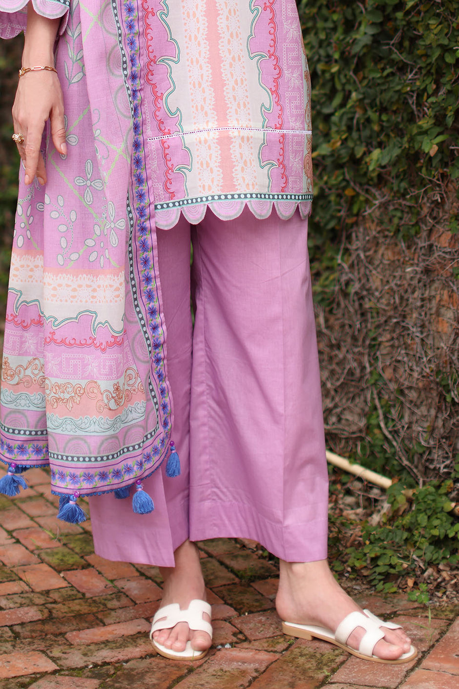 3 Piece Printed Lawn Suit with Printed Lawn Dupatta
