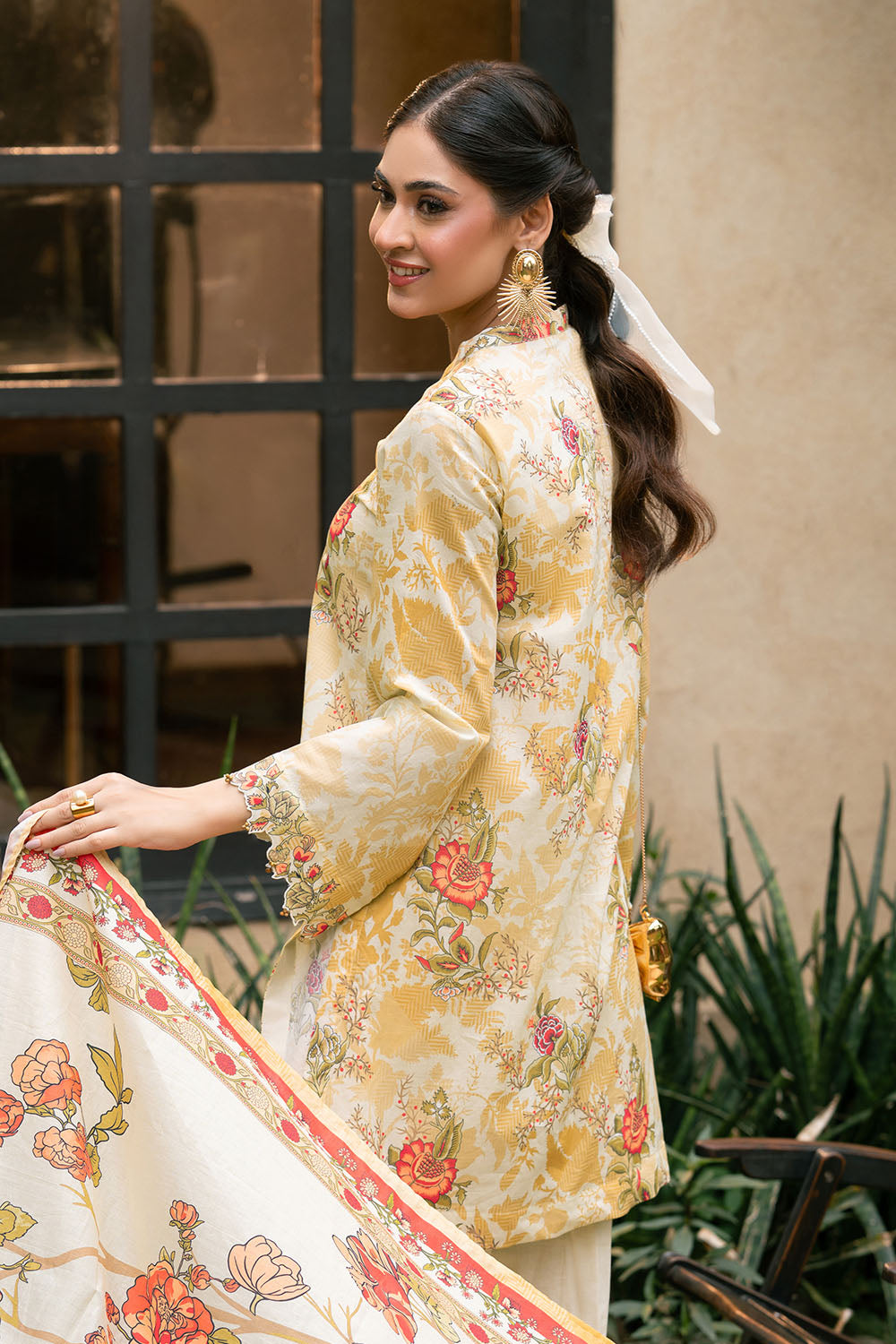 3 Piece Printed Lawn Suit with Printed Lawn Dupatta
