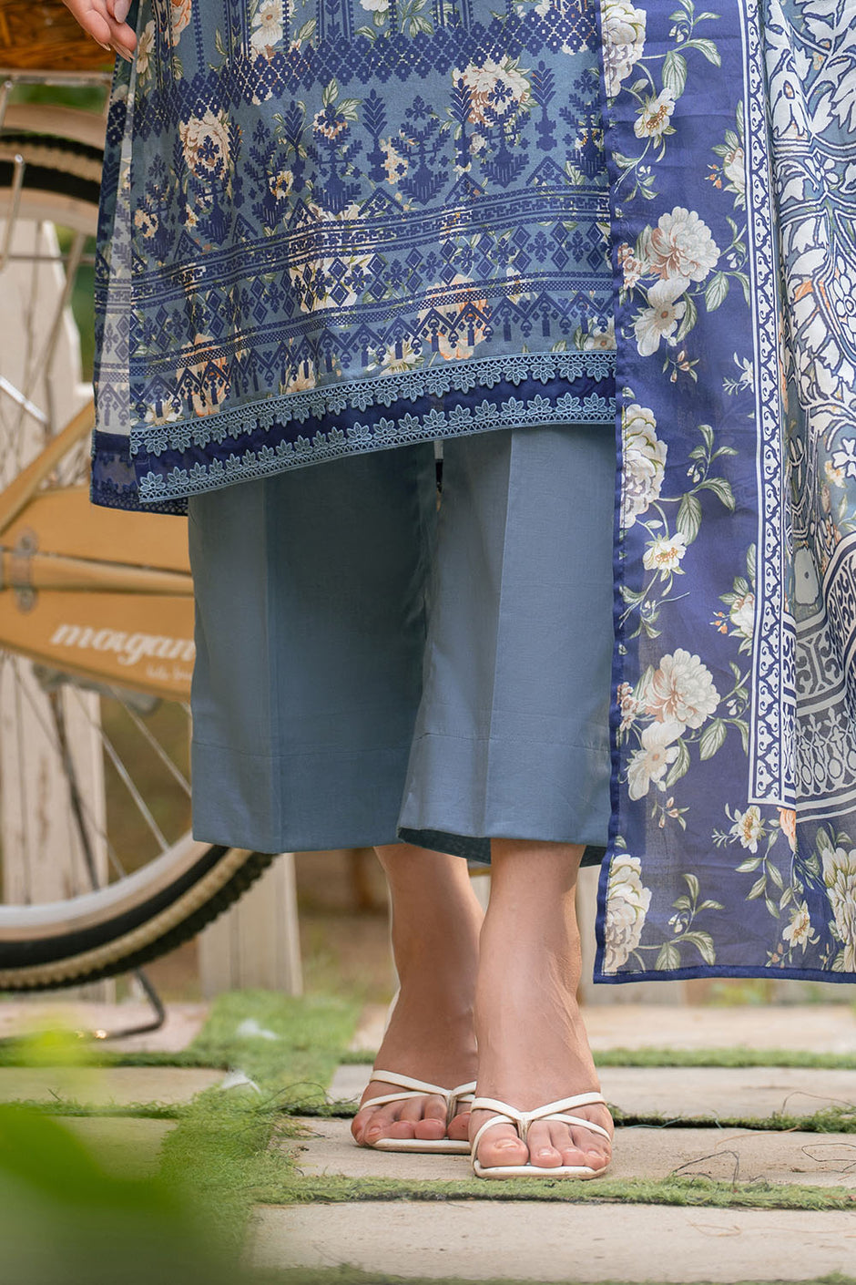 3 Piece Printed Lawn Suit with Printed Lawn Dupatta