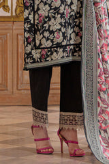 3 Piece Printed Lawn Suit with Embroidered Trouser Border CL-52517